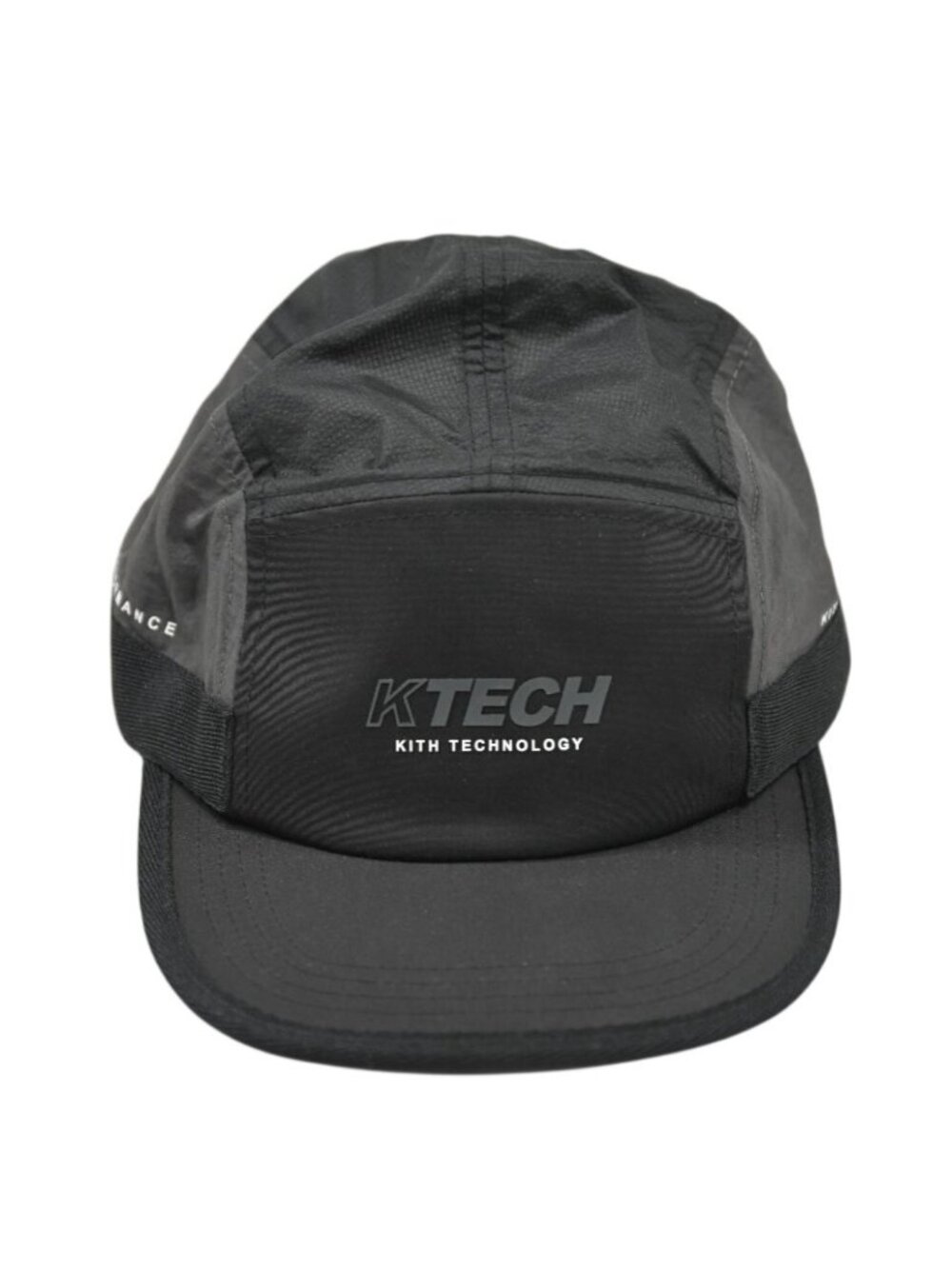 Kith Ripstop Collapsible Griffey Camper Cap in Black